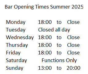 Bar Opening Summer 2025