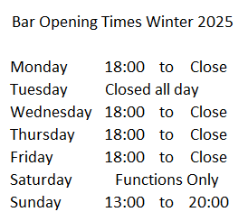 Bar Opening Winter 2025